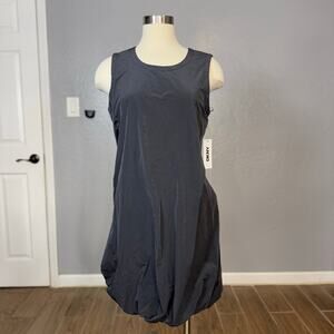 Dkny Women's Scoop-Neck Sleeveless Bubble-Hem Dress, Cocktail Nightout, Black, 8